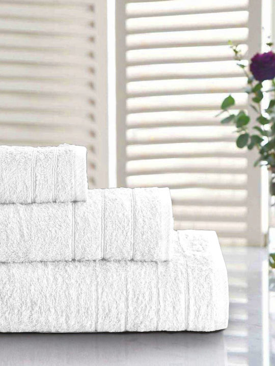 Casa Colori 3-tlg. Set Badetücher White Gewicht...