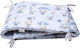 Viopros Oliver Crib Bumpers Classic Inside Ciel 40x165cm