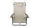 Inca Lounger-Armchair Beach Aluminium with Recline 5 Slots White