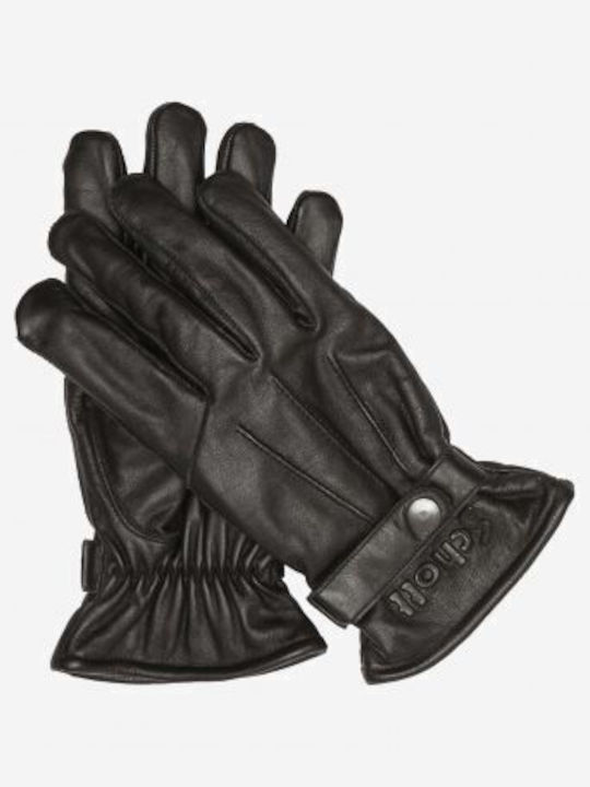 Schott NYC Μαύρα Ανδρικά Δερμάτινα Γάντια