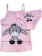 Donella Kids' Set Brief with Undershirt Pink 2pcs