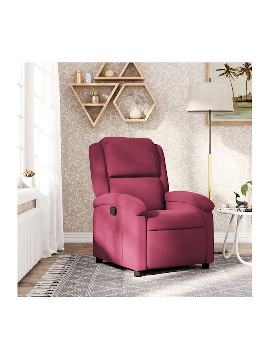 Relax Armchair with Footstool Bordeaux 71x86.5x...