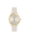 Lacoste Ladies Watch with Gold Rubber Strap