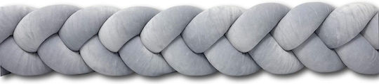 Mar&Mar Πάντα Πλεξούδα Medium Grey 15x200cm Mar&Mar Πάντα Πλεξούδα Medium Grey 15x200cm