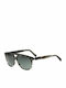 Zegna Men's Sunglasses with Brown Tartaruga Frame and Green Gradient Lens EZ0043/S 20D