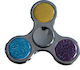 3 Leaves Fidget Spinner Μεταλλικό Γκρι
