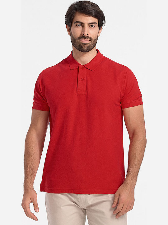 JHK Men's Short Sleeve Promotional T-Shirt RED