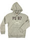 Kinder-Sweatshirtjacke mit Kapuze Gray