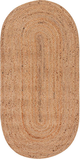 Silk Fashion 1771 Χαλί Ορθογώνιο Καλοκαιρινό από Γιούτα Natural 60x130cm
