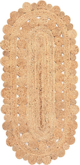 Silk Fashion 1757 Χαλί Διάδρομος Καλοκαιρινό από Γιούτα Natural 70x160cm