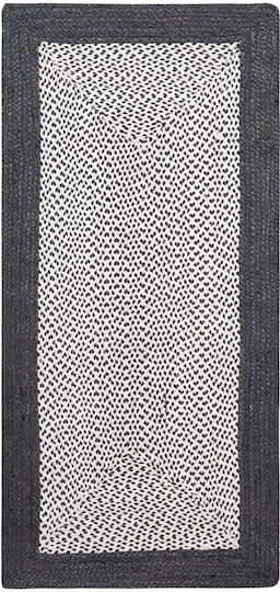 Silk Fashion 1776 Rug Rectangular Summer from Jute Dark Grey