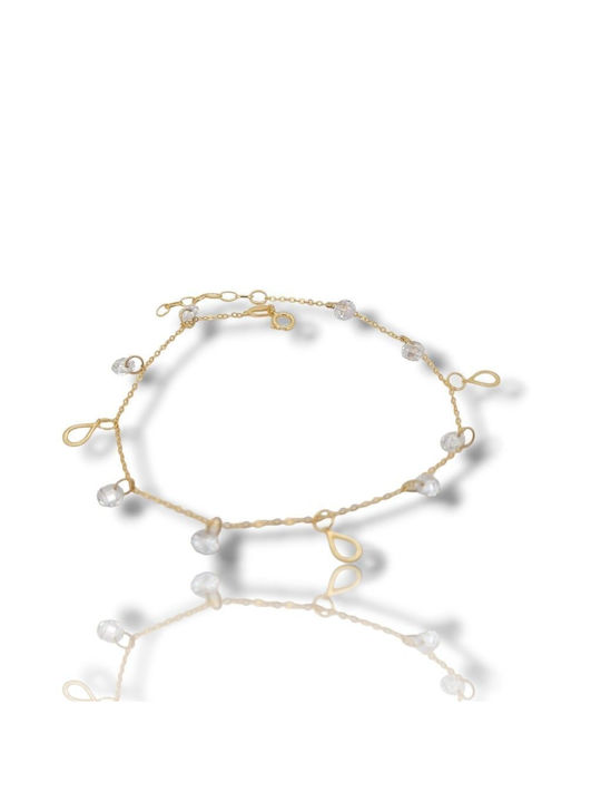 Mentzos Damen Armband aus Gold 14K