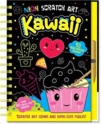 Neon Scratch Art Kawaii