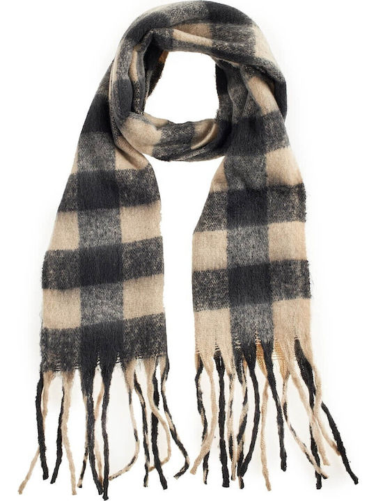 Verde Women's Wool Scarf Black