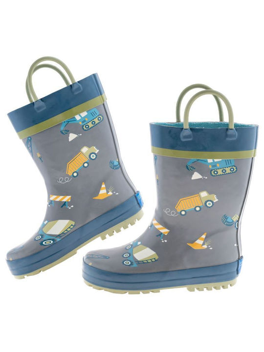 Stephen Joseph Kids Wellies with Internal Lining Gray