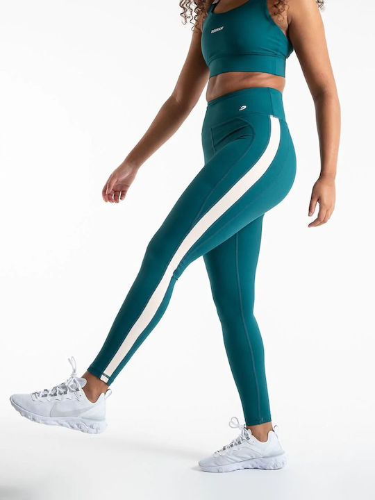 Boxraw Frauen Leggings Hochgeschnitten Teal