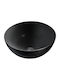 Vinci Face Slim Countertop Sink Porcelain 28x28cm Black Mat