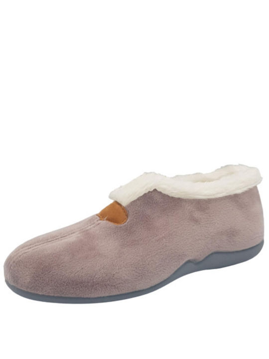 Medies D33 Closed Women's Slippers in Gray color