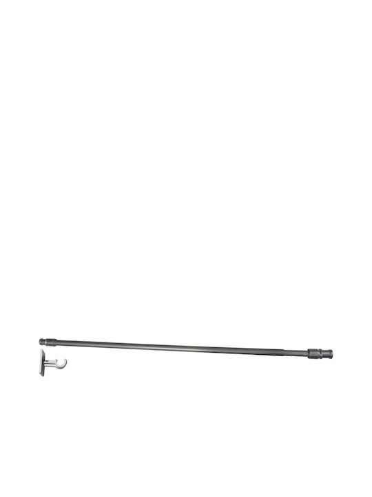 Central Home Сгъваемо Металик Корниз Φ12мм 135-225cm Silver Matt