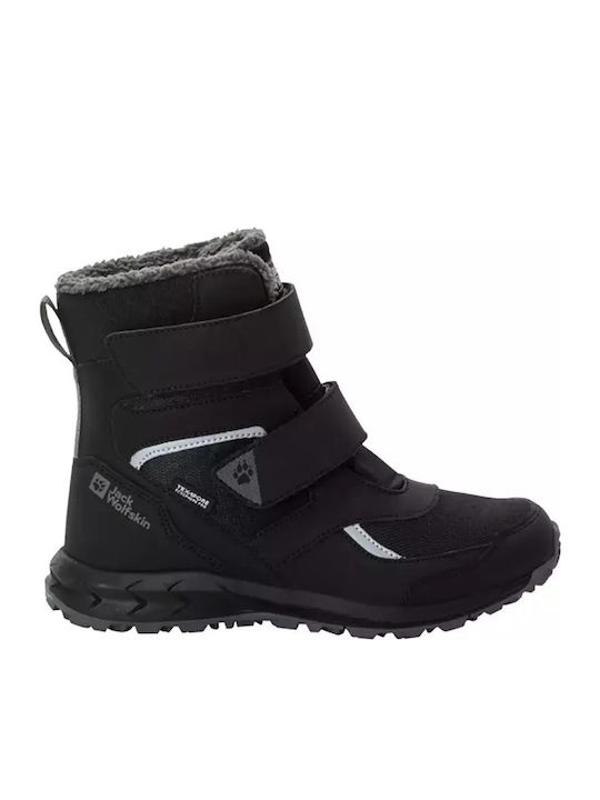 Jack Wolfskin Kids Hiking Boots Woodland Waterproof Black