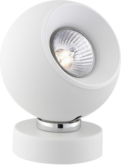 Nova Luce Monos Spot cu Soclu GU10 în Culoare Alb Nova Luce Monos Spot cu Soclu GU10 în Culoare Alb