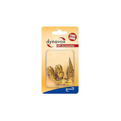 Dynavox Sub Watt Shock Absorbing Spikes Set of 4 Pieces Gold