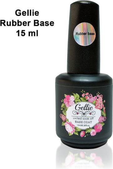 Gellie Base Coat για Ημιμόνιμα Βερνίκια Rubber 15ml