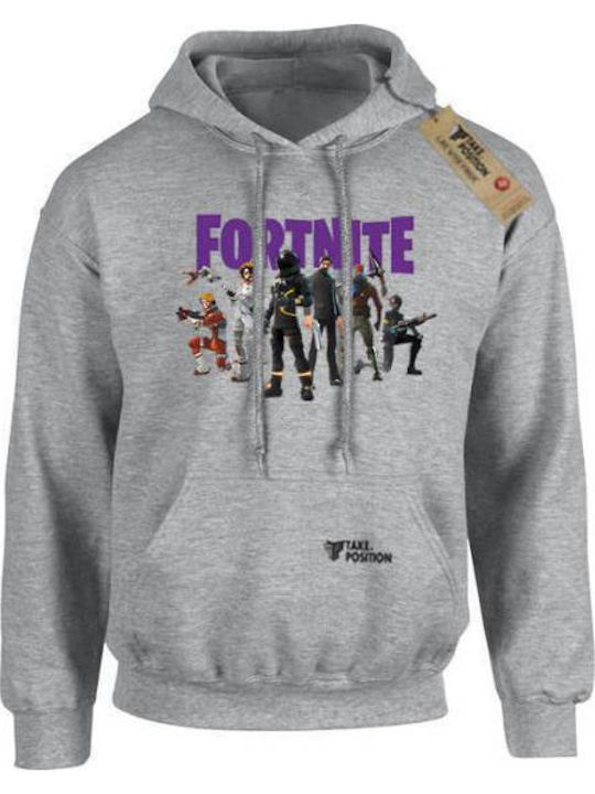 Takeposition H-cool Блуза с качулка Fortnite Сив