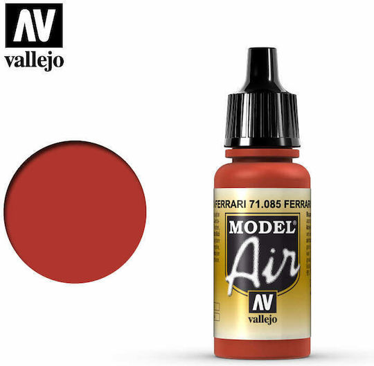 Acrylicos Vallejo Air Modellbau Farbe Ferrari Red # 71085 17ml