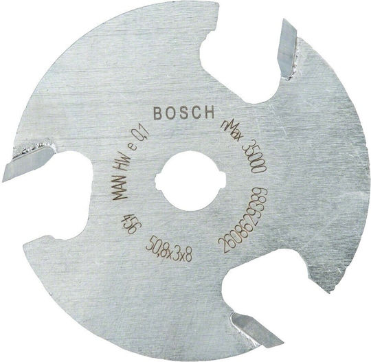 Bosch Φρέζα Καρβιδίου για Διαμόρφωση Αυλακώσεων σε Ξύλο 50.8mm