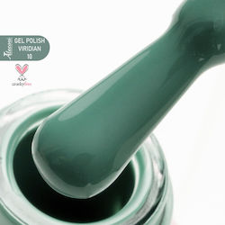 Alezori Ημιμόνιμο Βερνίκι viridian 10 15ml Alezori Ημιμόνιμο Βερνίκι viridian 10 15ml