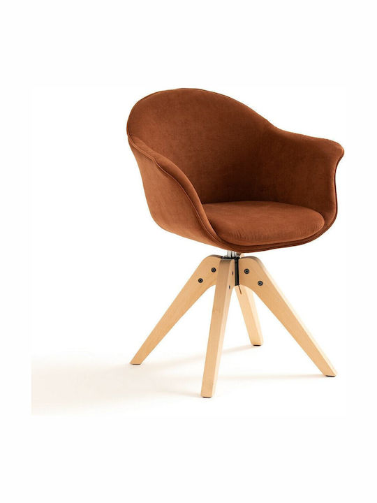 Quilda Stühle Speisesaal Orange 1Stück 63.5x58x82cm
