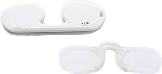 Moscow Mule Lesebrillen +2.50 in Weiß Farbe MM/ClipNoseWhite/+2.50