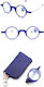 Moscow Mule Slim Falten Lesebrillen +2.00 in Blau Farbe MM/SlimFoldingGlassesBlue/+2.00