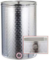 Sansone Stainless Steel Container 80lt SAOBF80