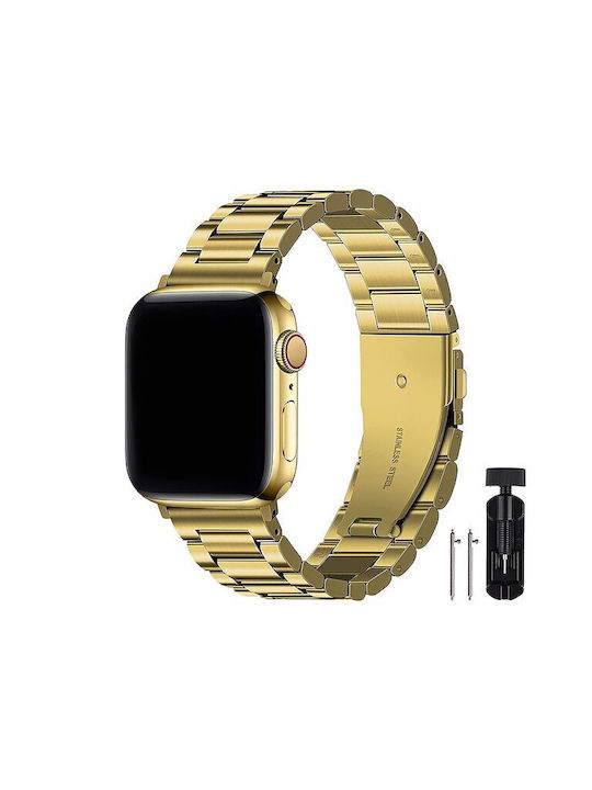 Armband Rostfreier Stahl Gold (Apple Watch 38/40/41mm)