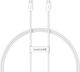 Baseus Superior Series 2 USB 2.0 Cable USB-C Male - USB-C 30W PD White 1m P10365200211-00
