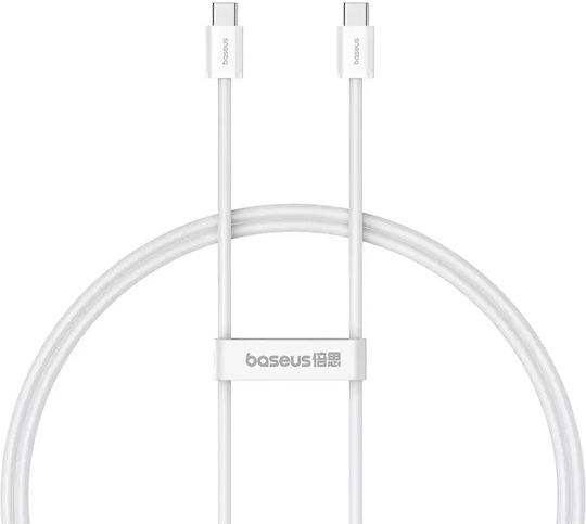 Baseus Superior Series 2 USB 2.0 Cable USB-C Male - USB-C 30W PD White 1m P10365200211-00