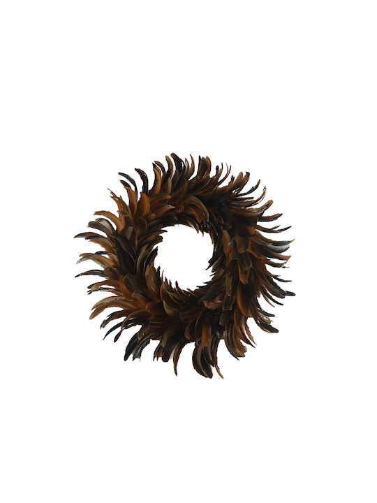 InTheBox Wreath from Artificial Plants Brown 1pcs