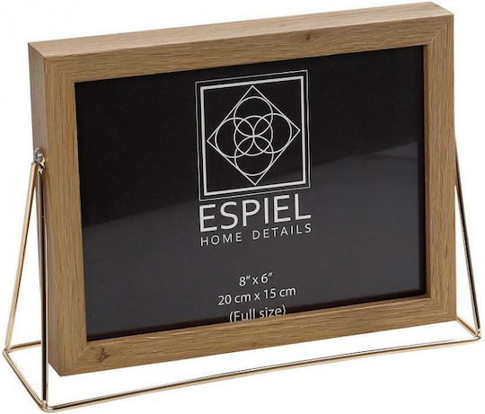 Espiel Κορνίζα Ξύλινη με Χρυσό Πλαίσιο