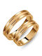 Paraxenies Ehering aus Gelb Gold 14K