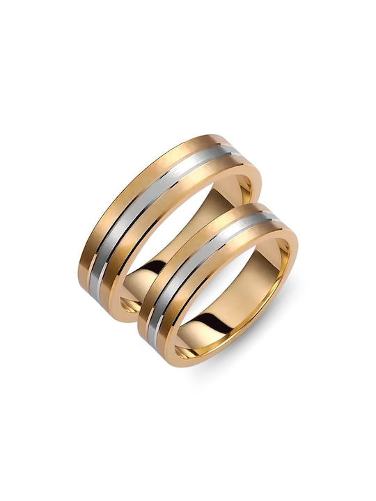 Paraxenies Wedding Ring Bicolour