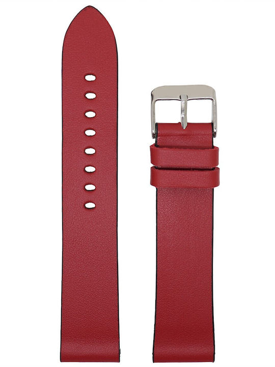 Tzevelion Lederriemen Burgundisch 20mm