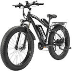 Gunai Mx02s 26" Μαύρο Ηλεκτρικό Ποδήλατο Trekking με 21 Ταχύτητες και Δισκόφρενα