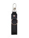 Aeronautica Militare Keychain Leather Black