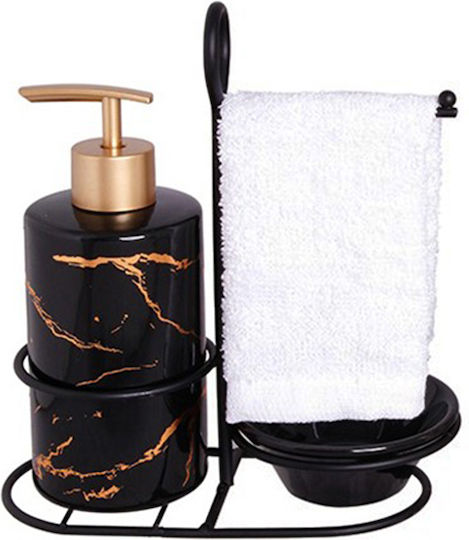 Etoile Etoile Bathroom Accessory Set Ceramic Black 2 Pieces
