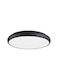 Nova Luce Deckenleuchte Schwarz mit Integrierter LED