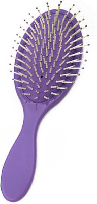 Brush Hair for Hair Styling Purple