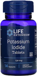 Life Extension Калий / Йод 130мг 14 табове Life Extension Калий / Йод 130мг 14 табове