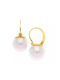 Arteon Single Earring Dangling made of Silver with Pearls